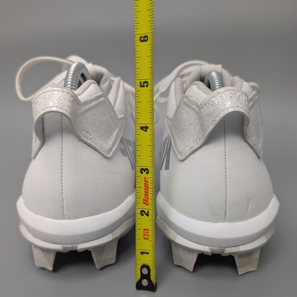 Adidas Freak 22 Low Football Cleats Mens Size 10 White Silver GW3390 Bounce - Picture 9 of 12